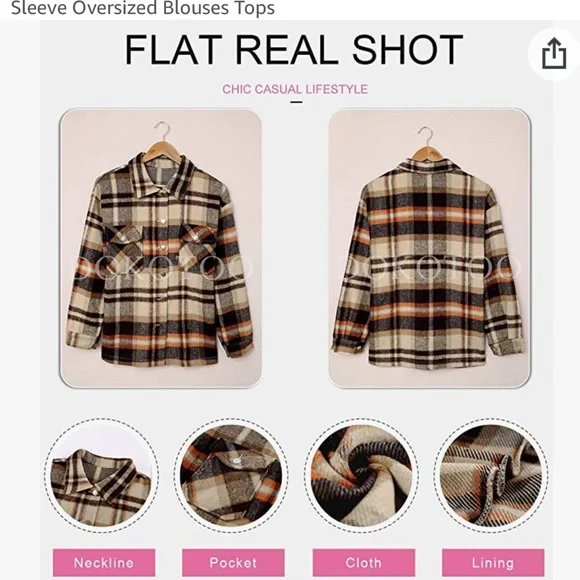 Plaid Shacket - Picture 7 of 14